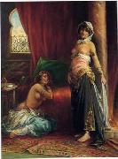 unknow artist Arab or Arabic people and life. Orientalism oil paintings  418 oil on canvas